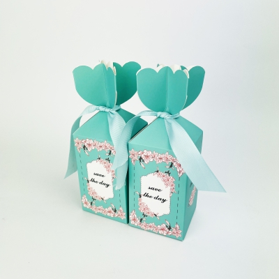 喜糖(tang)盒-淺綠(lü)花語