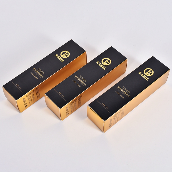 金銀(yin)卡化妝(zhuang)品包裝(zhuāng)盒彩盒(he)